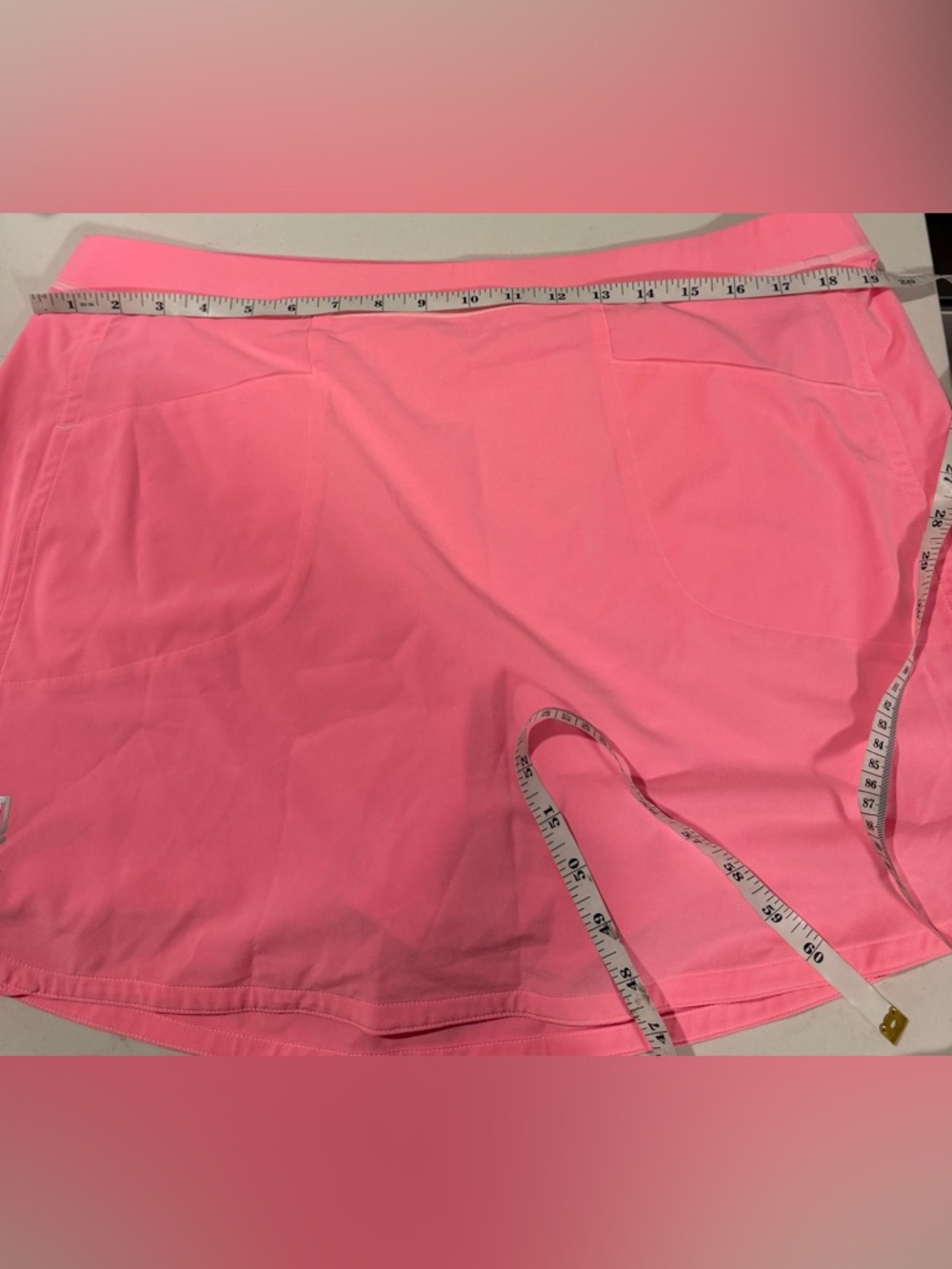 RLX Ralph Lauren Pink Performance Golf Skort with Pockets – Women’s Size XL NWT - Picture 5 of 9